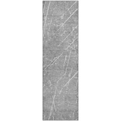 Premium Machine Washable Mayfield  Gray 2'3" x 7'6" Runner Rug