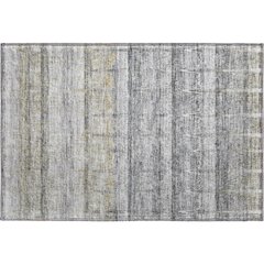 Premium Machine Washable Mayfield  Gray 1'8" x 2'6" Rug