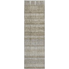Premium Machine Washable Mayfield  Taupe 2'3" x 7'6" Runner Rug