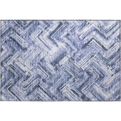 Premium Machine Washable Mayfield  Blue 1'8" x 2'6" Rug