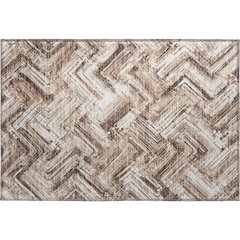 Premium Machine Washable Mayfield  Brown 1'8" x 2'6" Rug