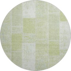 Premium Machine Washable Mayfield  Aloe 8' x 8' Round Rug