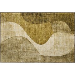Premium Machine Washable Mayfield  Brown 1'8" x 2'6" Rug