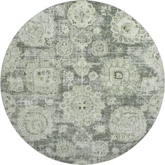Premium Machine Washable Mayfield  Aloe 8' x 8' Round Rug