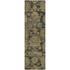 Premium Machine Washable Mayfield  Charcoal 2'3" x 7'6" Runner Rug