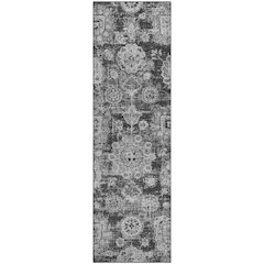 Premium Machine Washable Mayfield  Gray 2'3" x 7'6" Runner Rug
