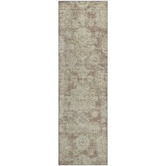 Premium Machine Washable Mayfield  Mocha 2'3" x 7'6" Runner Rug