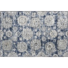 Premium Machine Washable Mayfield  Navy 1'8" x 2'6" Rug