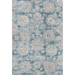 Premium Machine Washable Mayfield  Teal 2'6" x 3'10" Rug