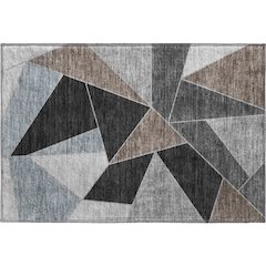 Premium Machine Washable Mayfield  Chocolate 1'8" x 2'6" Rug