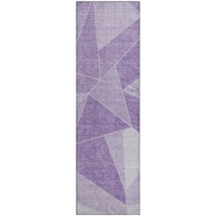 Premium Machine Washable Mayfield  Lilac 2'3" x 7'6" Runner Rug