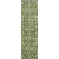 Premium Machine Washable Mayfield  Aloe 2'3" x 7'6" Runner Rug