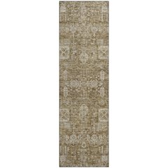 Premium Machine Washable Mayfield  Brown 2'3" x 7'6" Runner Rug