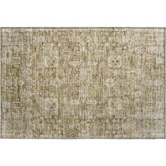 Premium Machine Washable Mayfield  Brown 1'8" x 2'6" Rug