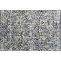 Premium Machine Washable Mayfield  Charcoal 1'8" x 2'6" Rug
