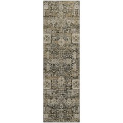 Premium Machine Washable Mayfield  Coffee 2'3" x 7'6" Runner Rug