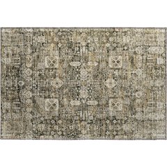 Premium Machine Washable Mayfield  Coffee 1'8" x 2'6" Rug