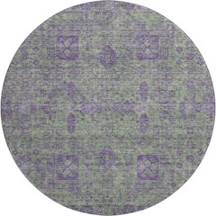 Premium Machine Washable Mayfield  Fern 8' x 8' Round Rug