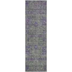 Premium Machine Washable Mayfield  Fern 2'3" x 7'6" Runner Rug