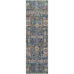 Premium Machine Washable Mayfield  Green 2'3" x 7'6" Runner Rug