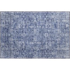 Premium Machine Washable Mayfield  Navy 1'8" x 2'6" Rug