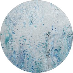 Premium Machine Washable Mayfield  Shoreline 8' x 8' Round Rug