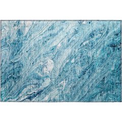 Premium Machine Washable Mayfield  Sky 1'8" x 2'6" Rug