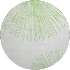Premium Machine Washable Mayfield  Aloe 8' x 8' Round Rug