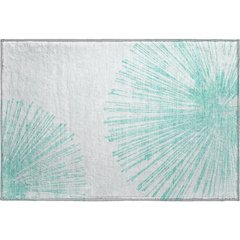 Premium Machine Washable Mayfield  Teal 1'8" x 2'6" Rug