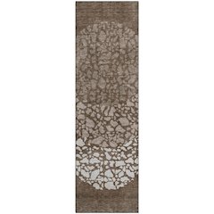 Premium Machine Washable Mayfield  Chocolate 2'3" x 7'6" Runner Rug