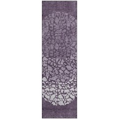 Premium Machine Washable Mayfield  Eggplant 2'3" x 7'6" Runner Rug