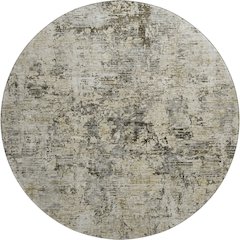 Premium Machine Washable Mayfield  Taupe 8' x 8' Round Rug