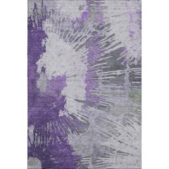 Premium Machine Washable Mayfield  Purple 2'6" x 3'10" Rug