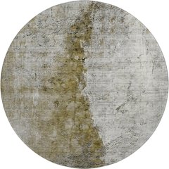 Premium Machine Washable Mayfield  Brown 8' x 8' Round Rug