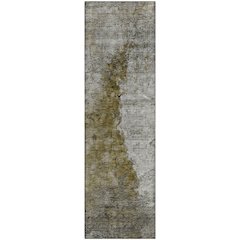 Premium Machine Washable Mayfield  Brown 2'3" x 7'6" Runner Rug
