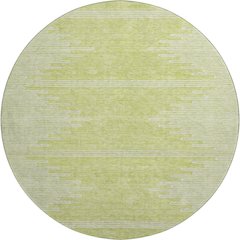 Premium Machine Washable Mayfield  Aloe 8' x 8' Round Rug