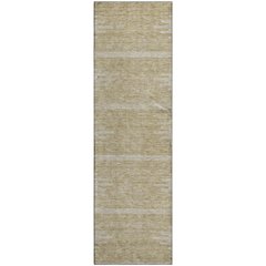 Premium Machine Washable Mayfield  Beige 2'3" x 7'6" Runner Rug