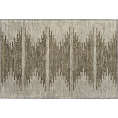 Premium Machine Washable Mayfield  Coffee 1'8" x 2'6" Rug