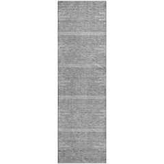 Premium Machine Washable Mayfield  Gray 2'3" x 7'6" Runner Rug