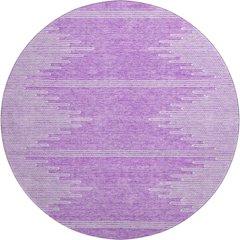 Premium Machine Washable Mayfield  Lavender 8' x 8' Round Rug