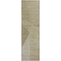 Premium Machine Washable Mayfield  Beige 2'3" x 7'6" Runner Rug