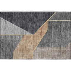 Premium Machine Washable Mayfield  Charcoal 1'8" x 2'6" Rug
