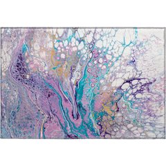 Premium Machine Washable Mayfield  Periwinkle 1'8" x 2'6" Rug