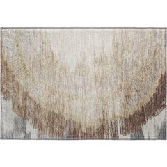 Premium Machine Washable Mayfield  Brown 1'8" x 2'6" Rug