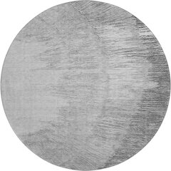 Premium Machine Washable Mayfield  Gray 8' x 8' Round Rug