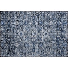 Premium Machine Washable Mayfield  Blue 1'8" x 2'6" Rug