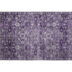 Premium Machine Washable Mayfield  Purple 1'8" x 2'6" Rug
