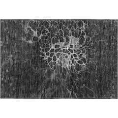 Premium Machine Washable Mayfield AMF652 Charcoal 1'8" x 2'6" Rug