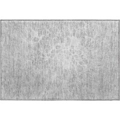 Premium Machine Washable Mayfield AMF653 Silver 1'8" x 2'6" Rug