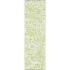 Premium Machine Washable Mayfield AMF654 Aloe 2'3" x 7'6" Runner Rug
